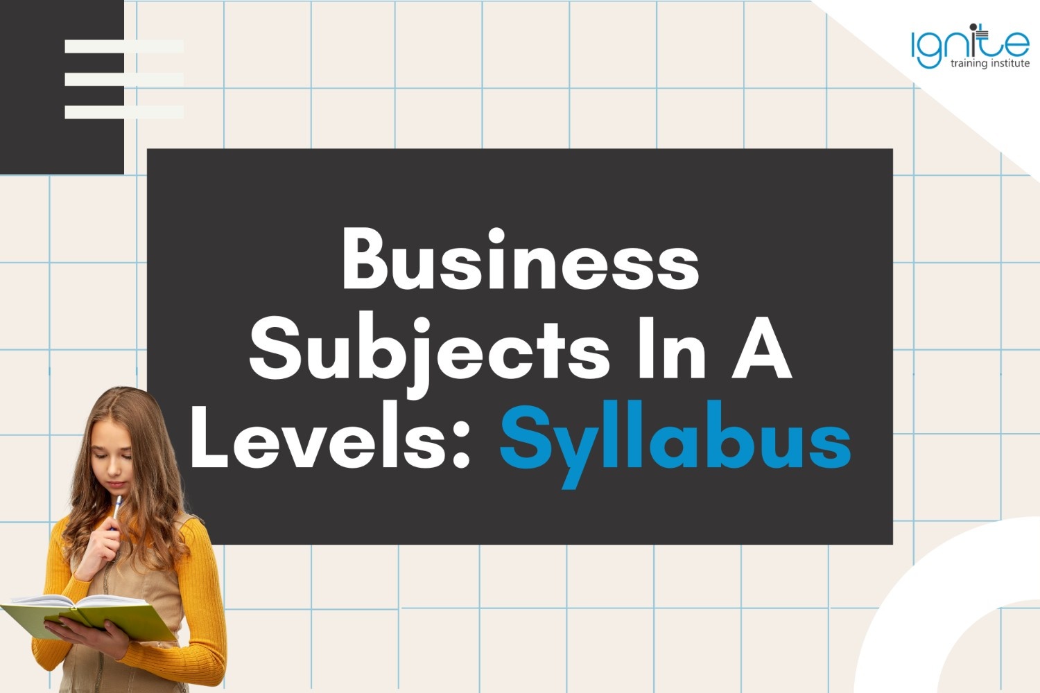 Business Subjects In A Levels: Syllabus