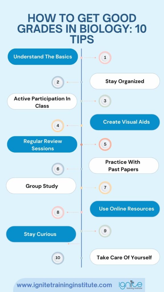  how to get good grades in biology
